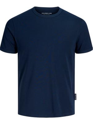 Jack & Jones Erkek Slim Fit Bisiklet Yaka Tisört - Mineral