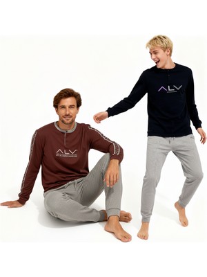 Bonbon Erkek Pamuklu 2 Adet 2'li Pijama Takımı BB2227