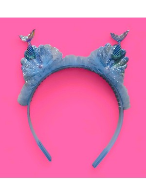 Madam Shushu Deniz Kabuklu Tül Taç