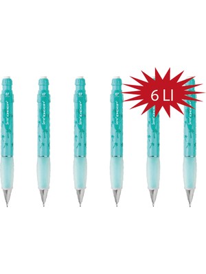 Zümrüt Kırtasiye Serve Deep Versatil Kalem  0.7 mm Nane Yesili Palmiye 6 Lı Paket