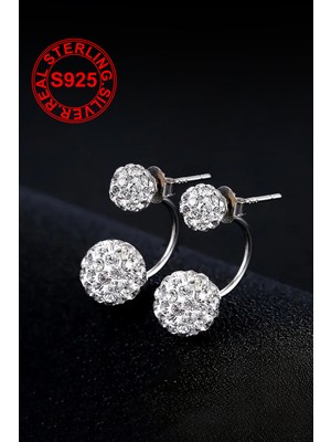 Normadia Parlak S925 Gümüş Spiral Küpe, Şık ve Alerji Dostu Takı