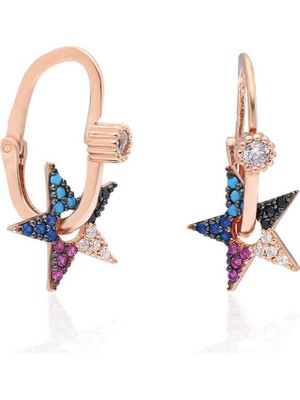 Normadia Parlak Yıldız Küpe, Etnik Tasarım, Zarif ve Şık Takı