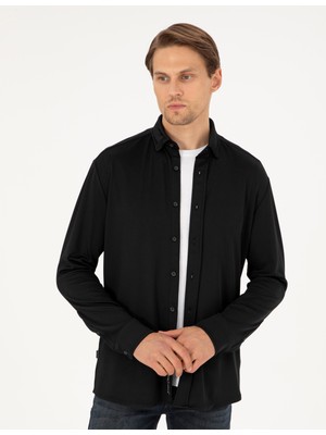 Pierre Cardin Slim Fit Örme Gömlek