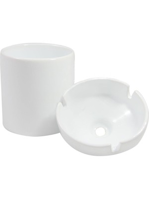 Hediyara Neşeli Simpsons Ailesi Baskılı Küllük Seramik Kül Tablası-695847