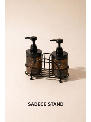 Alsi Home Tezgah Üstü Düzenleyici Stant Sünger Bölmeli Sıvı Sabun Bulaşık Deterjanı Standı (Sadece Stant)