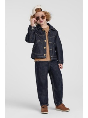 Jacklions Erkek Bebek 1-5 Yaş Jogger Denim Pantolon Lacivert