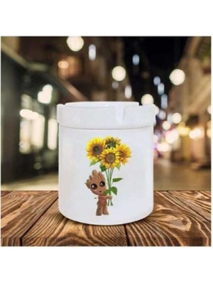 Hediyara Groot Baskılı Seramik Küllük