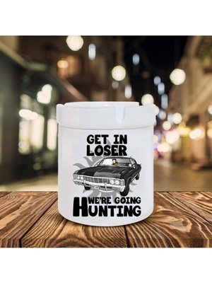 Hediyara We Are Going Hunting Baskılı Seramik Küllük