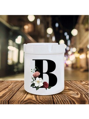 Hediyara Baskılı Seramik Şık Küllük