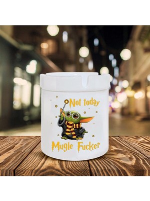 Hediyara Not Today Baskılı Seramik Küllük 1