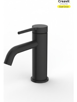 Creavit Vasa Lavabo Armatürü Mat Siyah