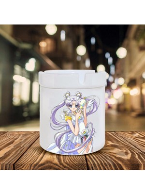 Hediyara Sailor Moon Baskılı Seramik Küllük