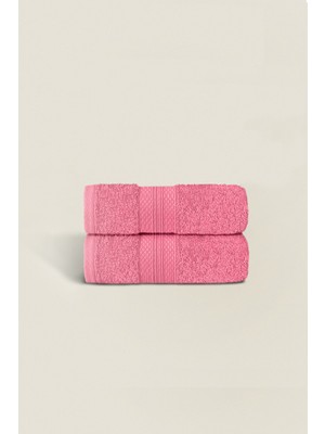 Ellaline 2'li El Havlusu Seti %100 Pamuk Sertifikalı, El / Yüz / Banyo / Mutfak Havlusu 50X80CM - Gül Kurusu