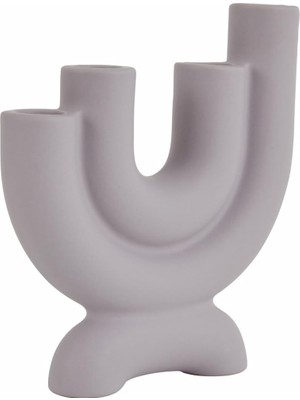 Delixa Home Martina 4lü Dekoratif Şamdan Lila