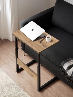 servetavcı Yükseklik Ayarlı Laptop Sehpası Çalışma Masası Yemek Sehpası - Atlantik Çam