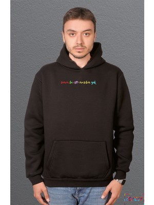 Bumeta Senin Bu Işte Nasibin Yok Sweatshirt Unisex Kapüşonlu Hoodie