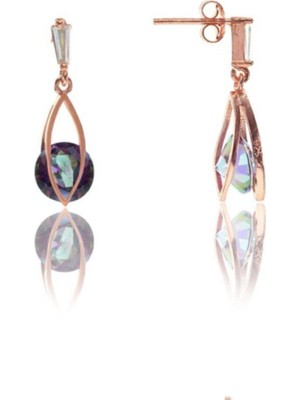 Normadia Şık Kafesli Mistik Küpe SGTL7661, Zarif ve Modern Takı Tasarımı