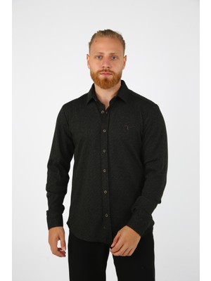 Brango Brg 13239 Likra Mevs Gömlek/haki/l