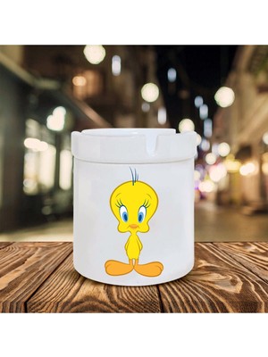 Hediyara Tweety Baskılı Seramik Küllük