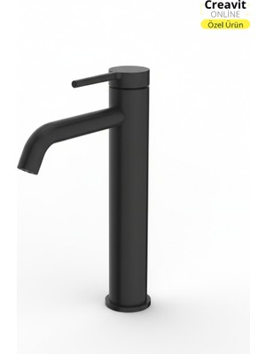 Creavit Vasa Uzun Lavabo Armatürü Mat Siyah