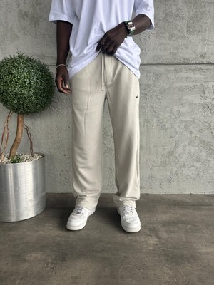 KağanKY Gri  Yazı Detaylı Baggy Eşofman