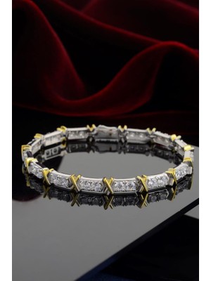 Innuendo Jewelry 925 Ayar Gümüş Xoxo Kelepçe Bilezik