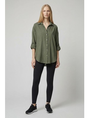 Rays 2893 Oversize Gömlek Haki