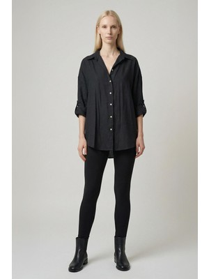Rays 2893 Oversize Gömlek Siyah