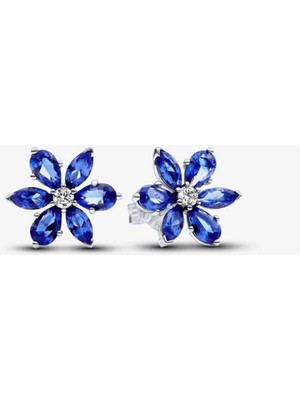 Normadia Mavi Herbaryum Çivi Küpe, Şıklık ve Zarafet Için Mükemmel Seçim