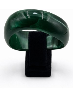 Pangu Parlak Geniş Form Akrilik Bilezik