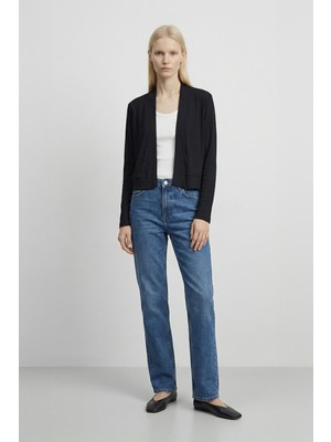 Rays 7160 Uzun Kol Kısa Hırka Siyah