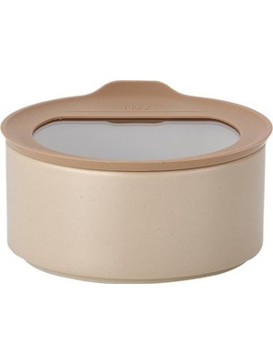 Delixa One Seramik Saklama Kabı Bej 600 ml D-NEONE060-09