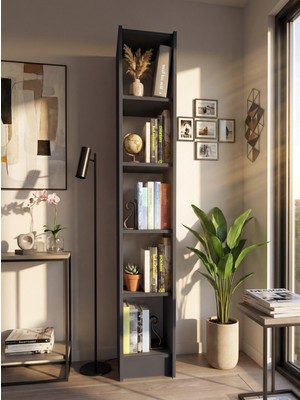 Yeti Mobilya Kuta FLAT30 Kitaplık Kütüphane Çok Amaçlı Dolap