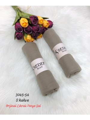 Sedef 3045 Lüks Likralı Penye Şal