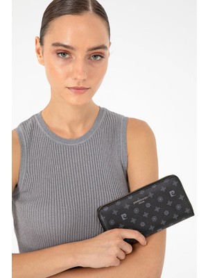 Pierre Cardin Kadın Cüzdan Siyah – Deri, Şık Tasarım, Geniş Kart Bölmeli, Fermuarlı 06PC24K3024