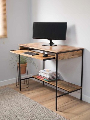 servetavcı Klavyelikli Çalışma Masası - Atlantik Çam 100X50