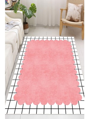 Pelura Halı Modern Desenli Dijital Baskılı Yıkanabilir Kaymaz Taban Salon Halısı Oturma Odası Salon Halısı Genç Odası Halısı Yolluk