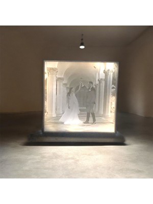Portal 3d Kişiye Özel Işıklı Lithophane Çerçeve - Adaptörlü Hazır Sistem 3D Gece Lambası