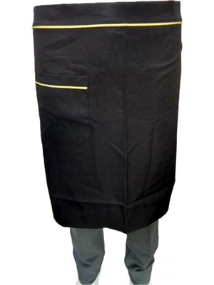 Siyaha Gold Biyeli Cepli Belden Önlük