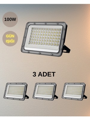 Cata CT-4659 Platinum LED Projektör 100W Günışığı - 3’lü Paket