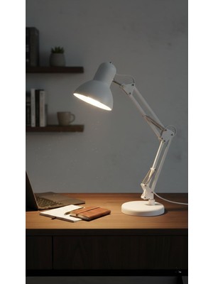 Polenta Akrobat Masa Lambası Beyaz