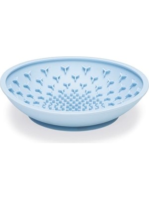 Delixa Yavru Köpek Mama Yeme Oyuncağı, Silikon, Açık Mavi, 19CM