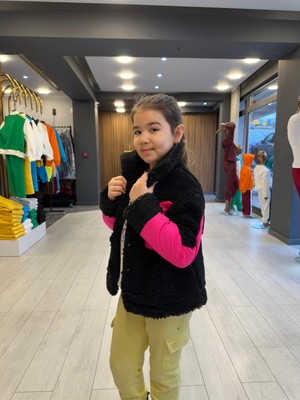 Tinyvoi Peluş kız Çocuk ceket