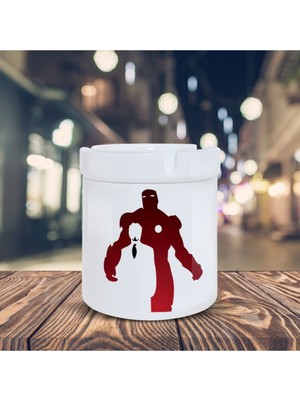 Hediyara Tony Stark Baskılı Iron Man Küllük K-16