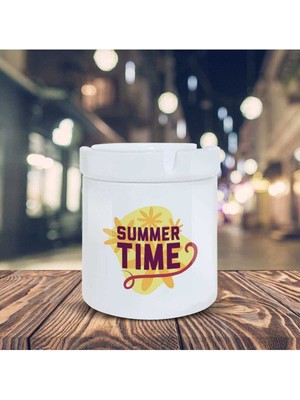 Hediyara Summer Time Baskılı Küllük Kül Tablası- KL265