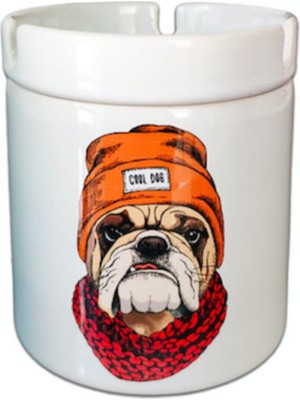 Hediyara Cool Dog Dumansız Porselen Küllük
