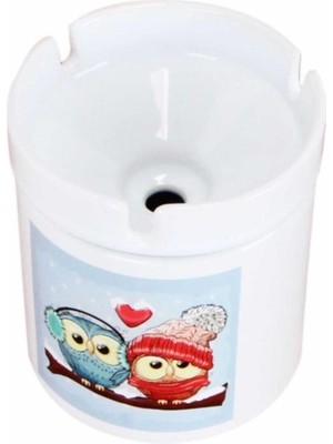 Hediyara Baykuş Küllük Seramik