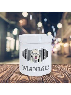 Hediyara Maniac Emma Stone Baskılı Küllük Kül Tablası KL221
