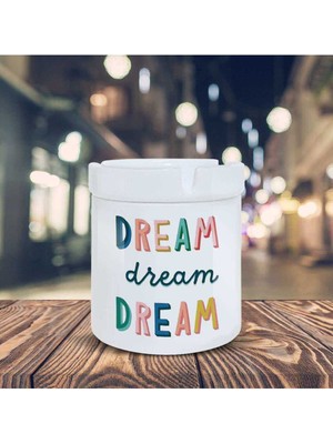 Hediyara Dream Küllük Renkli Baskılı Kül Tablası K-100