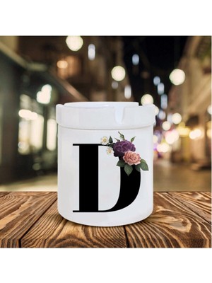 Hediyara Baskılı Seramik Şık Küllük